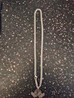 Feyenoord hanger zilver met zilveren ketting, Ophalen of Verzenden, Zo goed als nieuw, Zilver, Zilver