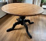 Ronde grenen eettafel, Huis en Inrichting, Tafels | Eettafels, Ophalen, Gebruikt, 100 tot 150 cm, Rond