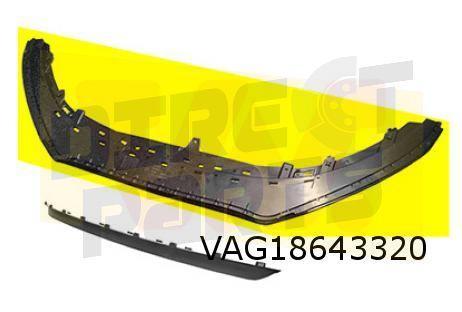 Volkswagen Polo VII (6/09-6/14 ) steun voorbumperspoiler (sa, Auto-onderdelen, Carrosserie en Plaatwerk, Bumper, Volkswagen, Voor