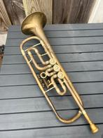 Trompet gebr. Alexander Mains, Ophalen of Verzenden, Zo goed als nieuw, Bes-trompet