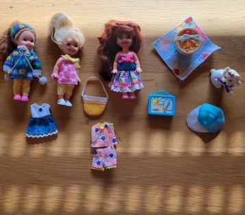 3 Shelly/ Kelly popjes van Mattel  beschikbaar voor biedingen