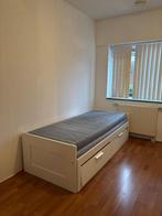 IKEA - BRIMNES bed, Ophalen, Eenpersoons, Wit, Zo goed als nieuw