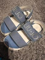 Liu Jo sandalen maat 37 origineel zgan, Blauw, Zo goed als nieuw, Sandalen of Muiltjes, Ophalen of Verzenden