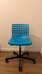 Ikea desk chair blue, Ophalen, Zo goed als nieuw, Blauw