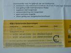 NS Spoorwegen kaart Amsterdam demonstratie, Ophalen, Nieuw, Trein, Overige typen