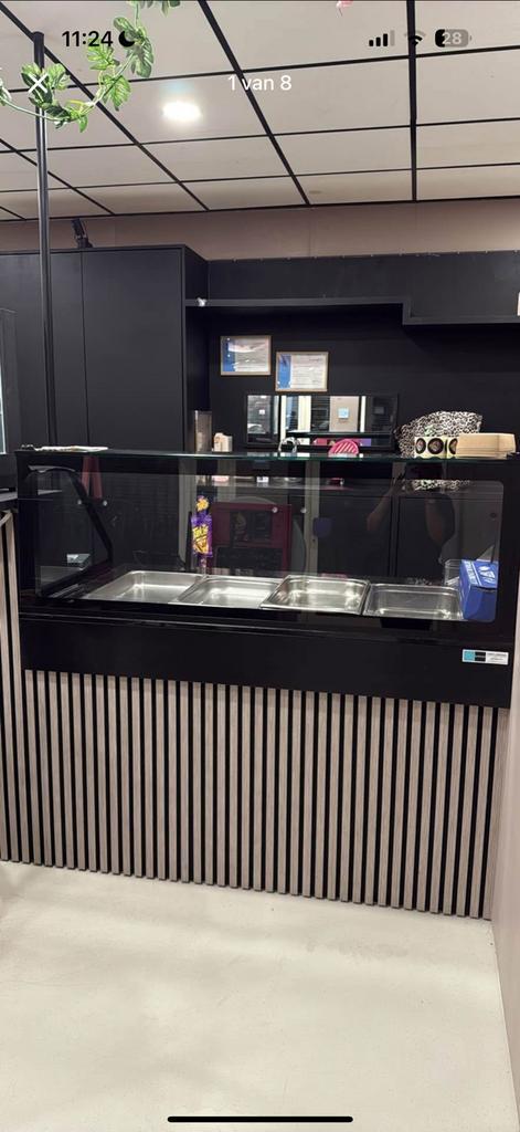 Au bain marie 1,5 m, Huis en Inrichting, Keuken | Bestek, Zo goed als nieuw, Rvs of Chroom, Ophalen