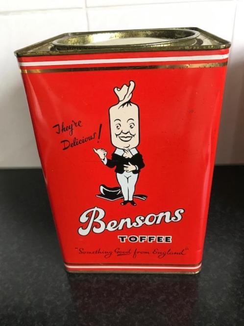 Bensons toffee blik .....mooi Engels blik, Verzamelen, Blikken, Gebruikt, Overige, Overige merken, Ophalen of Verzenden