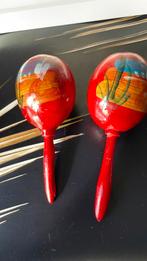 Rode mexicaanse sambaballen, Muziek en Instrumenten, Percussie, Ophalen of Verzenden, Zo goed als nieuw, Melodische percussie