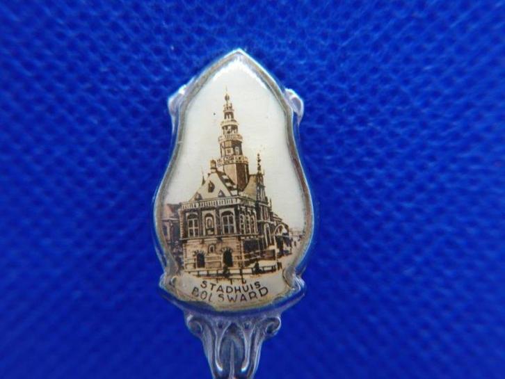 Lepeltje: Bolsward Stadhuis, Antiek en Kunst, Antiek | Bestek, Verzenden
