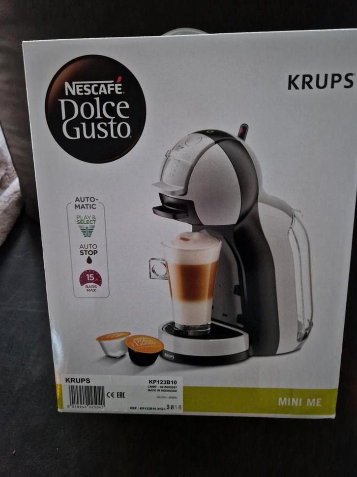 Krups Mini Me Nescafé Dolce Gusto - Nieuw!, Witgoed en Apparatuur, Koffiezetapparaten, Nieuw, Koffiepads en cups, Koffiemachine