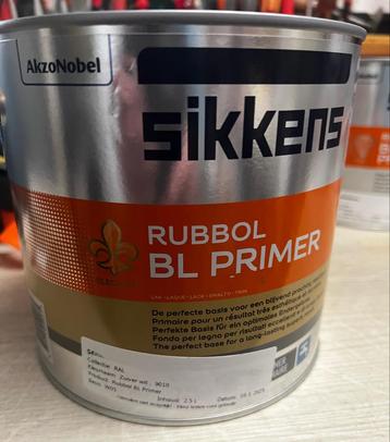 2,5 ltr Rubbol Bl primer 9010 beschikbaar voor biedingen