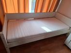 Flexa Halfhoogslaper Wit - Verstelbaar + Matras, Ophalen, 85 tot 100 cm, Gebruikt, Matras