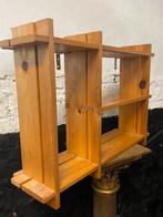 Vintage grenen wandrek stijl Maison Regain seventies, Ophalen of Verzenden, Gebruikt