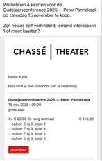 Kaarten peter pannenkoek 15 november Breda, Drie personen of meer, November