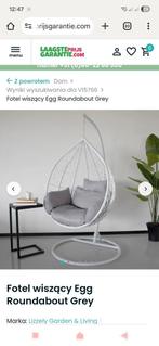 Egg Hangstoel roundabout grijs, Tuin en Terras, Ophalen of Verzenden, Zo goed als nieuw, Aluminium