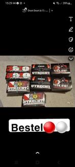 300 stickers Fc utrecht, Ophalen of Verzenden, Nieuw, F.C. Utrecht, Poster, Plaatje of Sticker