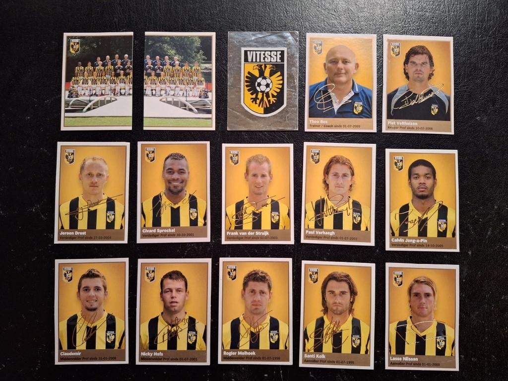 Complete set stickers Vitesse 2009-10, Ophalen of Verzenden, Zo goed als nieuw, Vitesse, Poster, Plaatje of Sticker