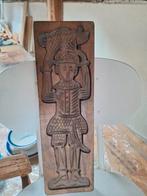 Oude grote speculaasplank  - Man met dier, Ophalen