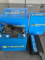 Rebelcell Lithium Ion accu 12V35 + Rebelcell Acculader, Ophalen of Verzenden, Zo goed als nieuw, Overige typen