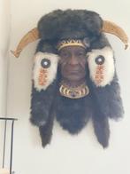 Indianen/Chiefhoofd, Antiek en Kunst, Kunst | Schilderijen | Modern, Ophalen of Verzenden