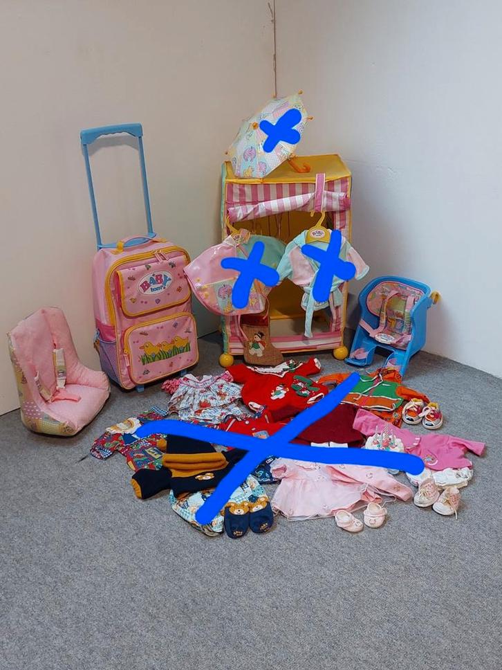 Baby Born set . Zie beschrijving in Advertentie, Diversen, Sinterklaas, Zo goed als nieuw, Ophalen