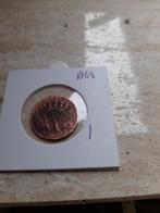 Cent 1863, Postzegels en Munten, Munten | Nederland, Ophalen of Verzenden, Koning Willem III, 1 cent, Losse munt