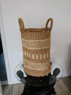 Loods 5 beige mand, Ophalen, Zo goed als nieuw, Rond, Riet