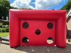 rode opblaasbare voetbalgoal met 5 gaten, Maat XL, Ophalen of Verzenden, Zo goed als nieuw, Overige typen