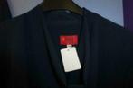 Edgar Vos set: blouse top met rok donkerblauw mt S-M 33224, Blauw, Edgar Vos, Kostuum of Pak, Ophalen of Verzenden