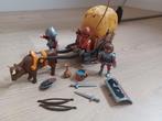 Playmobil camouflage knights: hooiwagen met ridder 6005, Ophalen, Zo goed als nieuw, Complete set