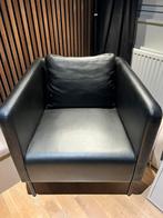 Ikea fauteuil / stoel zwart, Huis en Inrichting, Fauteuils, Ophalen, Gebruikt, Minder dan 75 cm, Leer