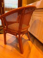 Vintage Rotan Stoel, Huis en Inrichting, Stoelen, Ophalen, Riet of Rotan, Gebruikt, Bruin
