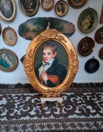 Handgeschilderd Olieverf portret olieverfschilderij F25 beschikbaar voor biedingen