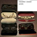 5 Brillen met brillenkokers, Sieraden, Tassen en Uiterlijk, Zonnebrillen en Brillen | Heren, Overige merken, Gebruikt, Overige kleuren