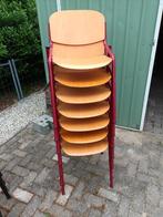 stoelen, Huis en Inrichting, Stoelen, Vijf, Zes of meer stoelen, Metaal, Gebruikt, Ophalen