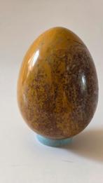 Jaspis Ei - Geelbruin, Ophalen of Verzenden