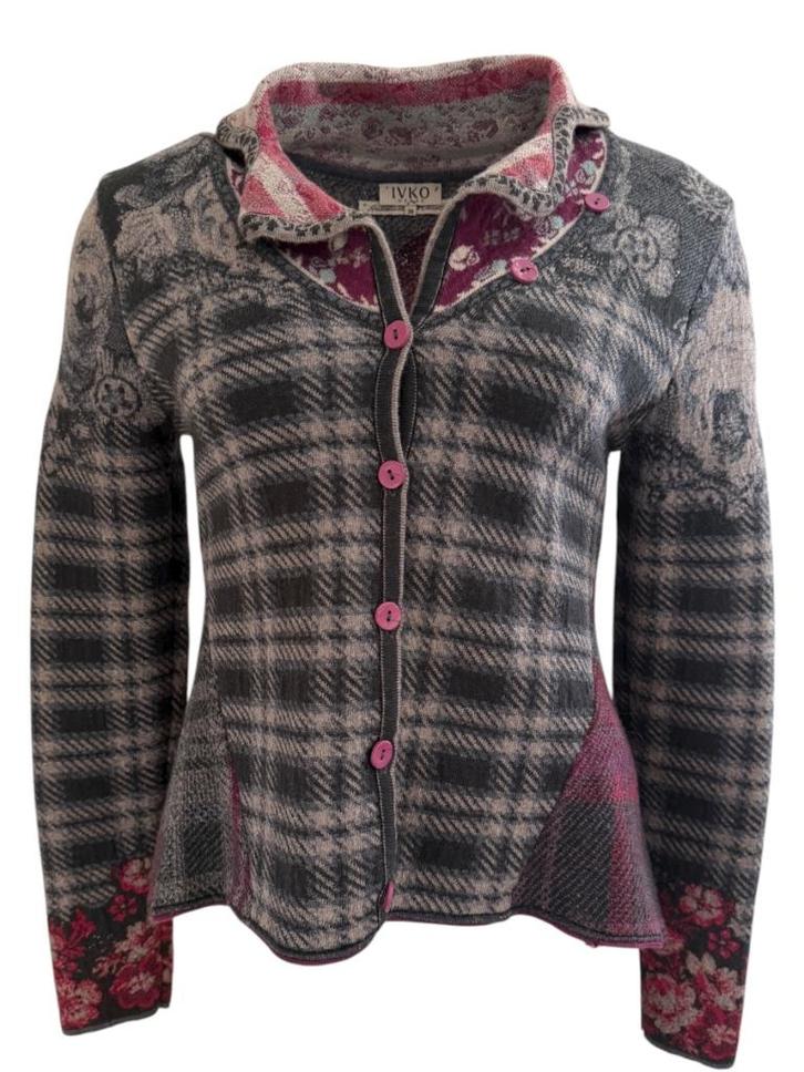 Ivko vest S, Kleding | Dames, Truien en Vesten, Zo goed als nieuw, Maat 38/40 (M), Grijs, Ophalen of Verzenden