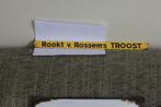 emaille deurpost lichtgebold Rookt v. Rossem's Troost, Ophalen of Verzenden