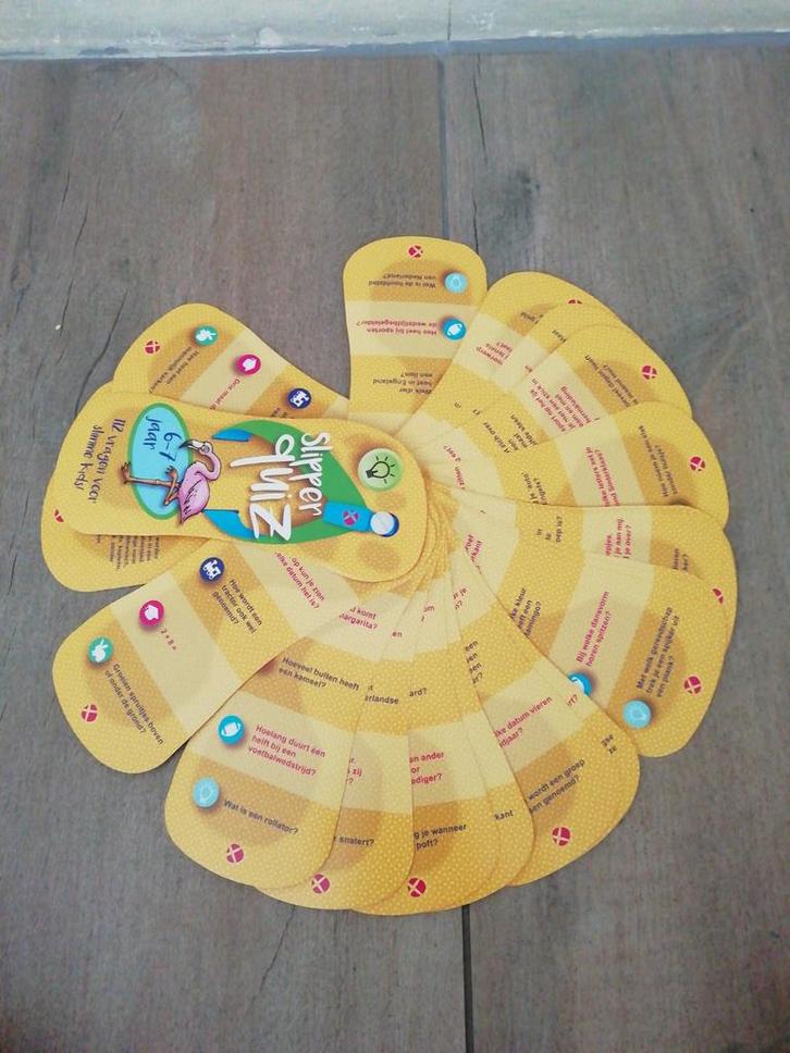 Slipper Quiz - Educatief spel voor kinderen, Hobby en Vrije tijd, Gezelschapsspellen | Bordspellen, Zo goed als nieuw, Een of twee spelers
