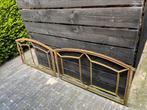 Getoogde stalramen 2 stuks, Doe-het-zelf en Verbouw, Glas en Ramen, Ophalen, Gebruikt, Minder dan 80 cm, Overige typen
