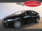 Honda Civic 2.2D Comfort Clima Navigatie Lichtmetaal Goed On, Auto's, Honda, Euro 5, Stof, Gebruikt, Zwart