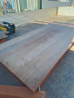 Teak houten eettafel, Huis en Inrichting, Tafels | Eettafels, Ophalen, Gebruikt, 200 cm of meer, 50 tot 100 cm
