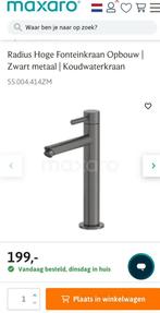 Gunmetal Koudwaterkraan van maxaro - Nieuw!, Ophalen of Verzenden, Nieuw, Rvs, Kraan