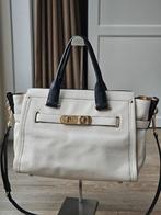 Coach Swagger 37 Carryall tote / handtas van leer, Ophalen of Verzenden, Gebruikt, Wit, Handtas