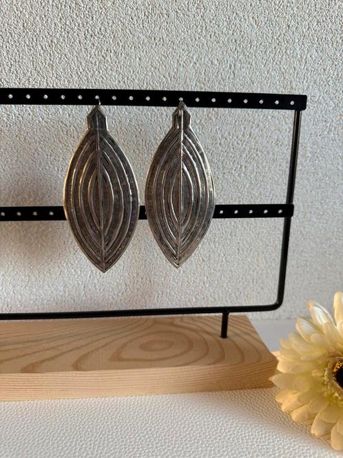 Q199/ Extra Grote BOHO Statement Oorbellen, Sieraden, Tassen en Uiterlijk, Oorbellen, Gebruikt, Overige materialen, Zilver, Verzenden