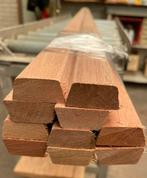 10 st. Hardhouten opdeklatten 16x34mm 290cm, onbehandeld, Doe-het-zelf en Verbouw, Hout en Planken, Ophalen, Minder dan 25 mm