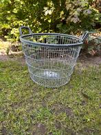 Vintage Plukmand / Aardappelmand, Huis en Inrichting, Woonaccessoires | Schalen en Manden, Overige materialen, Mand, Rond, Ophalen of Verzenden