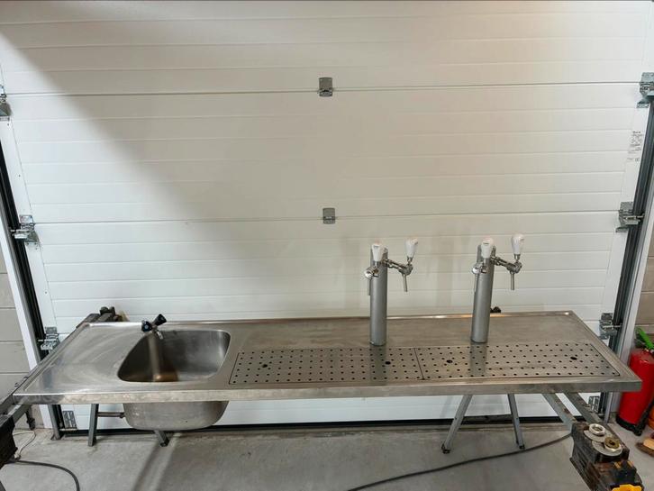 Lekblad biertap thuistap spoelbak mancave tapblad bar bier, Hobby en Vrije tijd, Feestartikelen, Ophalen