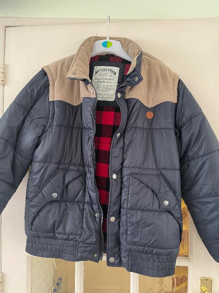 Tommy Hilfiger denim jas, Maat 52/54 (L), Overige kleuren, Tommy Hilfiger, Ophalen of Verzenden