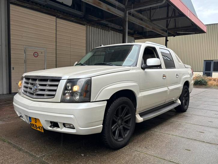 Cadillac Escalade 6.0 AWD LPG Grijs kenteken, Auto's, Bestelauto's, Bedrijf, 4x4, ABS, Airbags, Airconditioning, Alarm, Boordcomputer